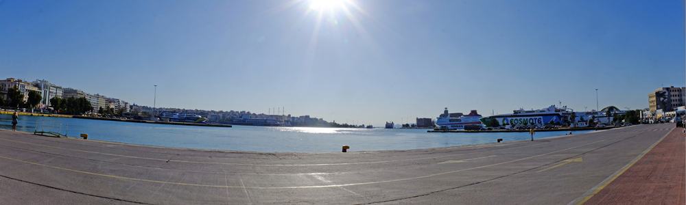 Piräus Hafen Panorama
