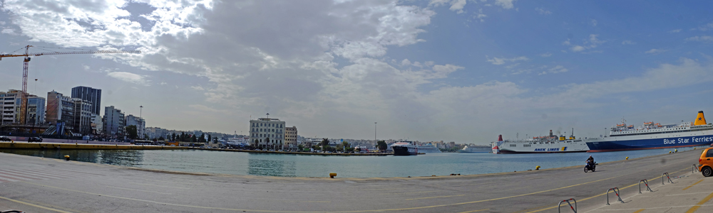 Piräus Hafen Panorama