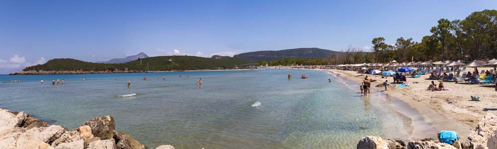 Ammoudia Strand Panorama