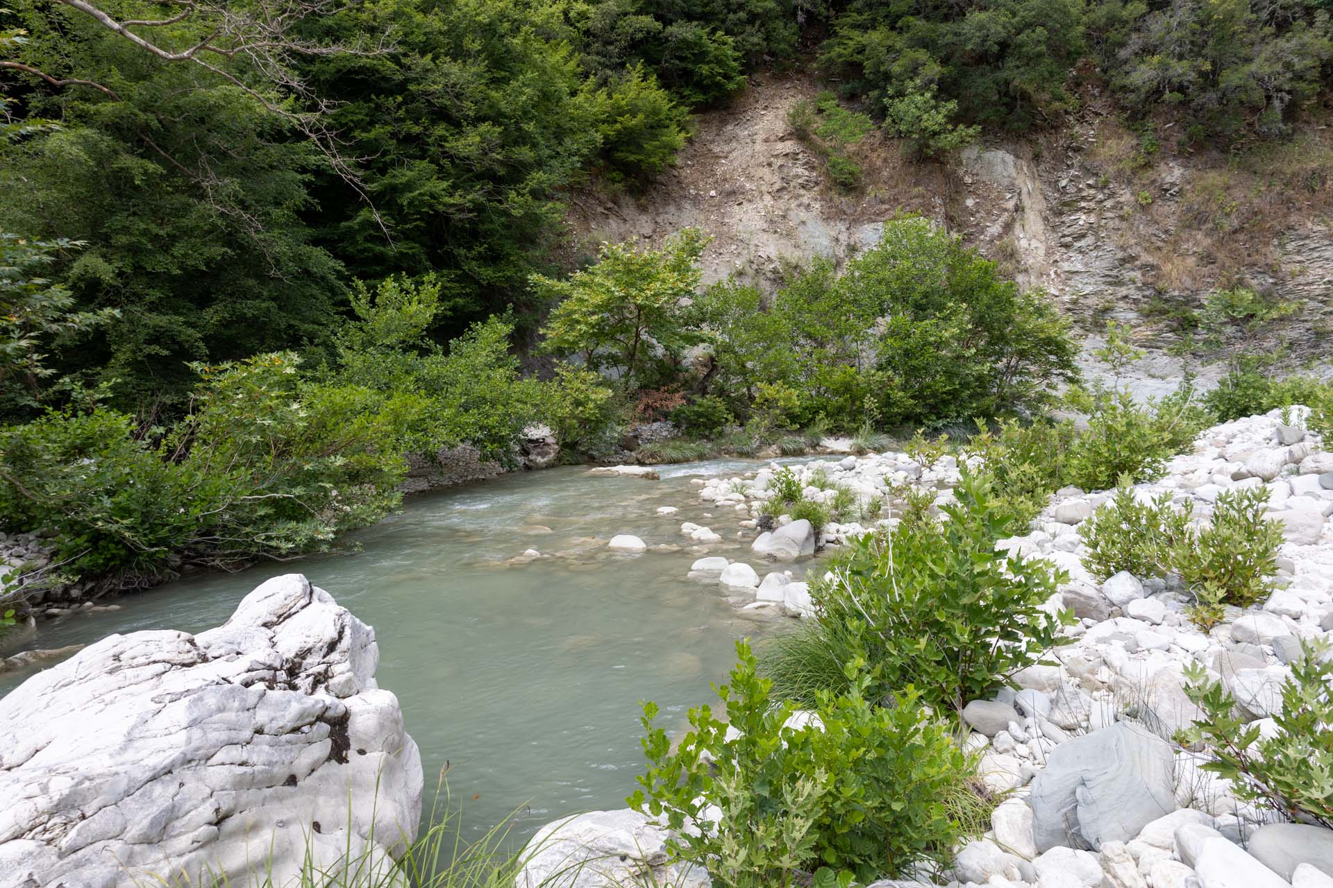 Die Schlucht Hades Gate und der Acheron