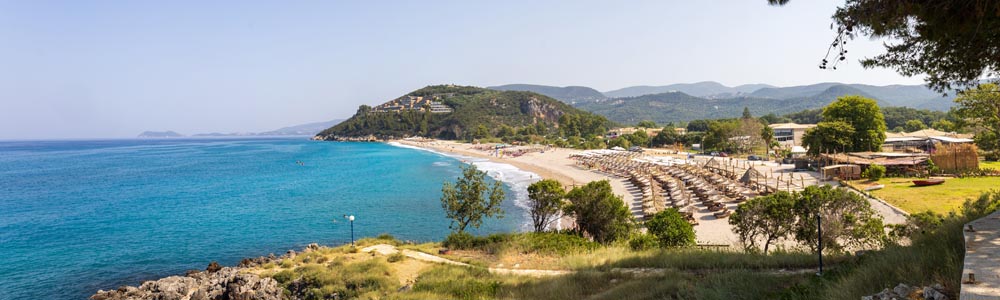 Karavostasi Beach Panorama