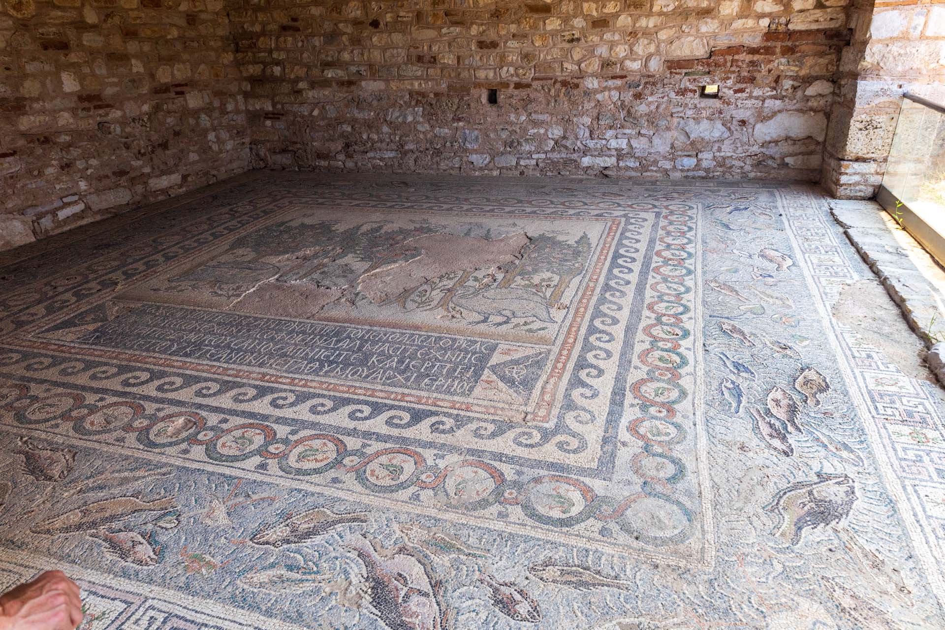 Nikopolis Mosaik der Basilika A