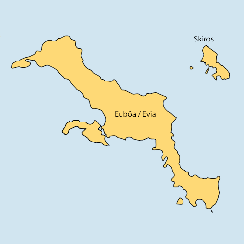 Karte Eub&ouml;a