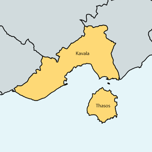 Karte Thasos