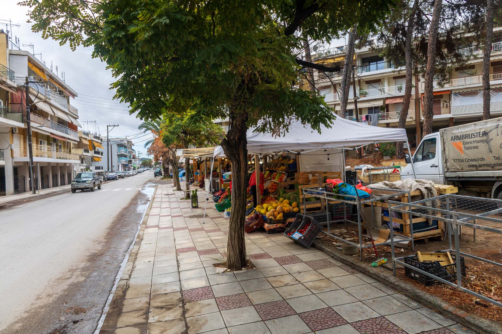 Nea Peramos Fl&uuml;chtlinge Odos Nikis