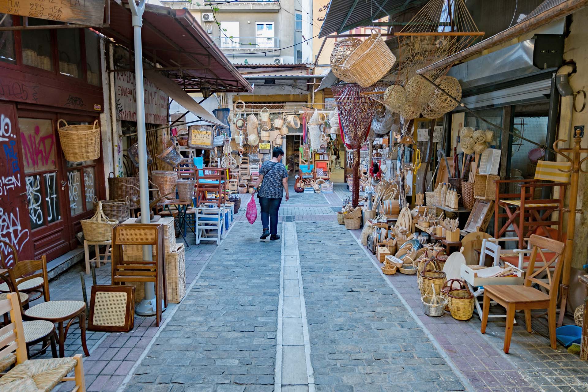 Thessaloniki Kapani Markt