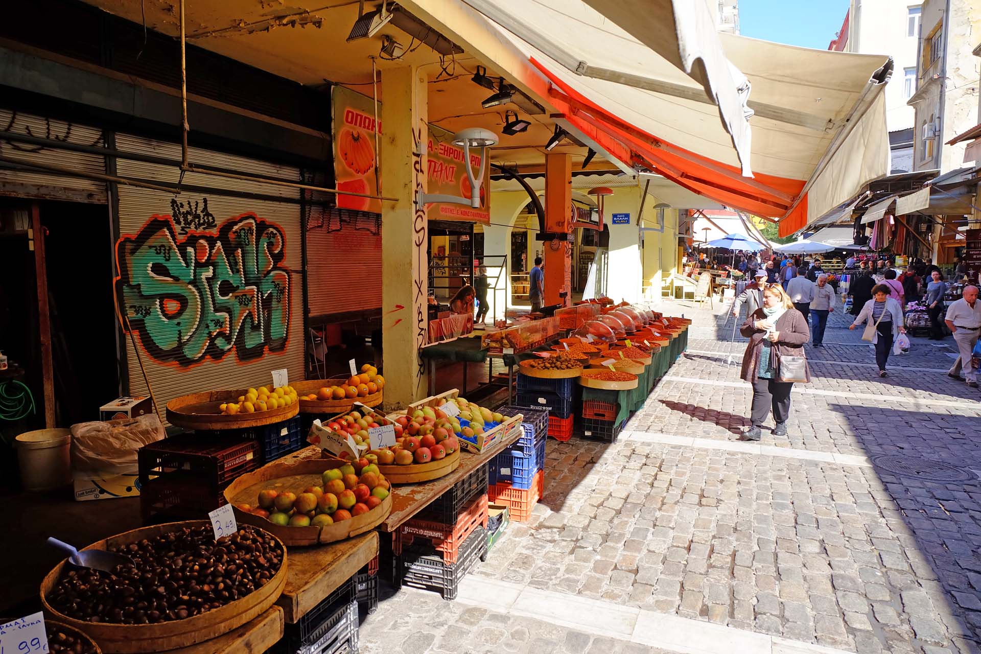 Thessaloniki Kapani Markt