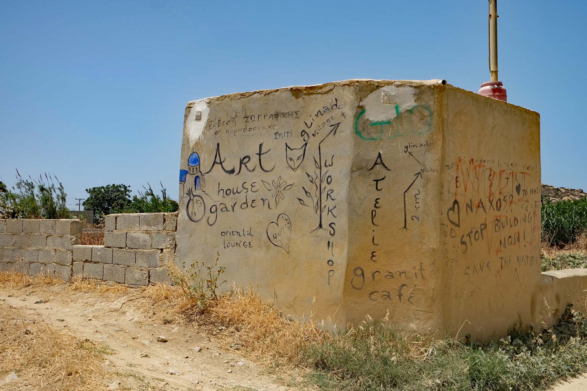 Naxos Werbeschild