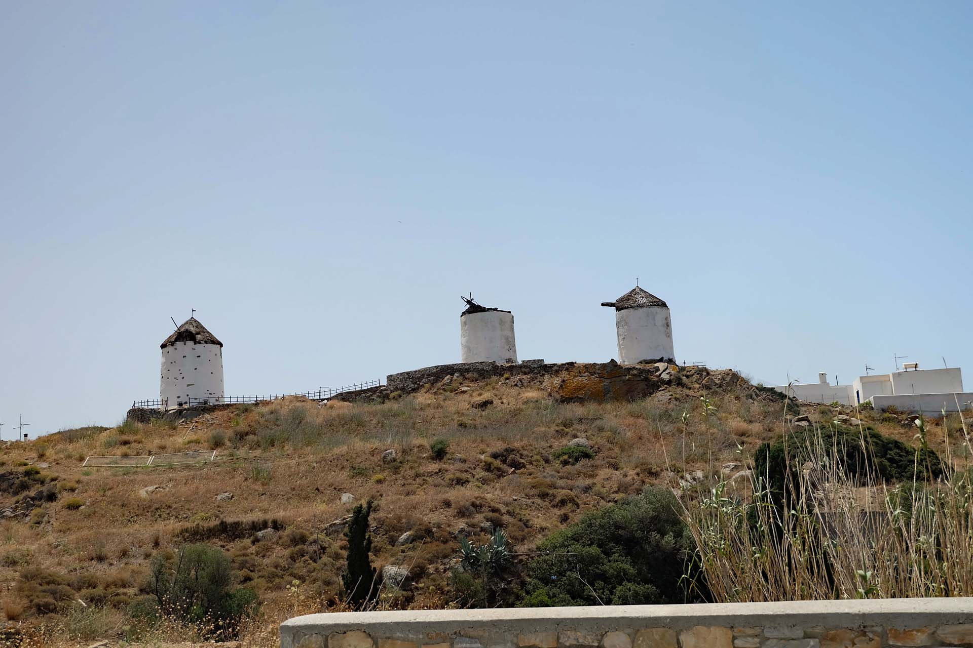 Naxos Windm&uuml;hlen am Kamm