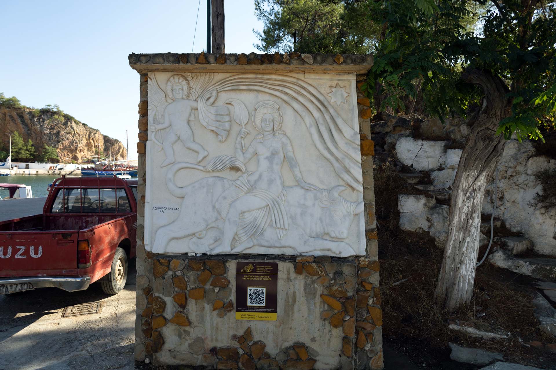 Limenaria Skulptur Die Entführung Europas