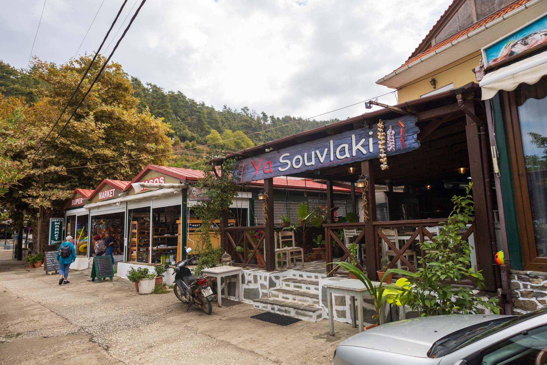 Skala Potamia Flaniermeile