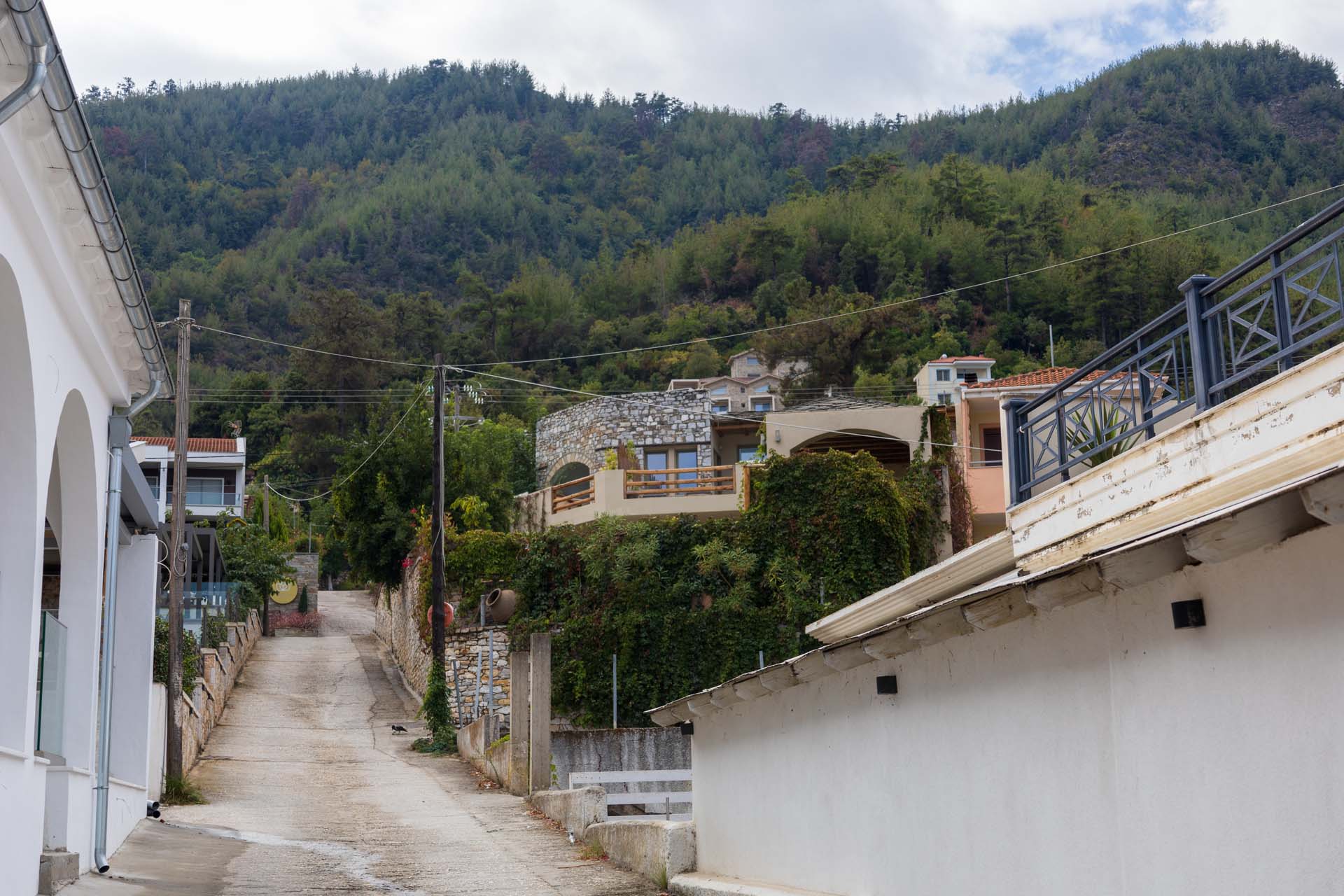 Skala Potamia Seitenstrasse