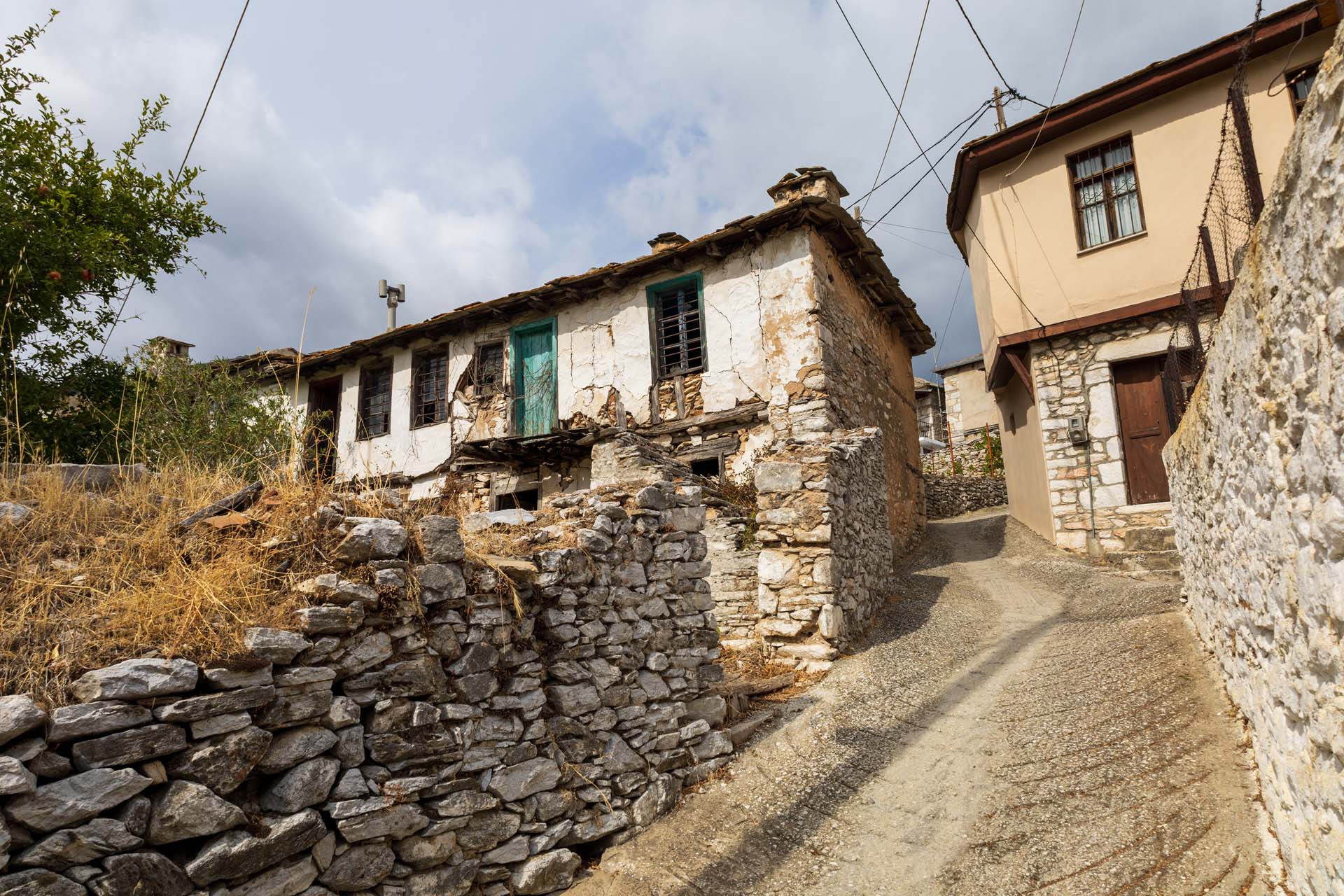 Theologos Haus Ruine